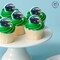 24PCS NFL Philadelphia Eagles Helmet Rings – Football Cupcake Toppers, Officially Licensed, 1.3"x0.7"